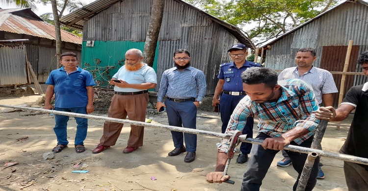 কচুয়ায় অবৈধ গ্যাস সংযোগ বিচ্ছিন্ন  