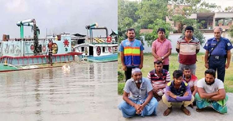 অবৈধভাবে বালু উত্তোলনে ২ জনের জেল ৩ জনের দেড় লাখ টাকা জরিমানা