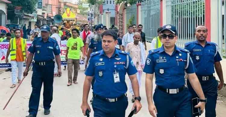 চাঁদপুরে জগন্নাথ দেবের ফিরতি রথযাত্রা   