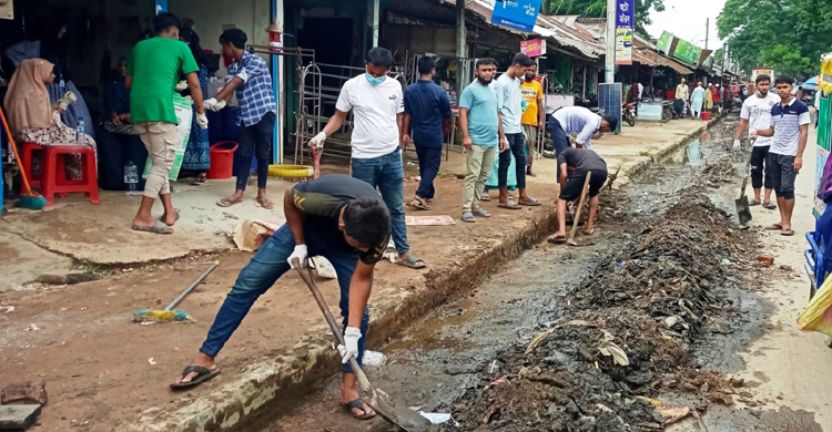 রহিমানগরে পরিচ্ছন্নতা কর্মসূচি 