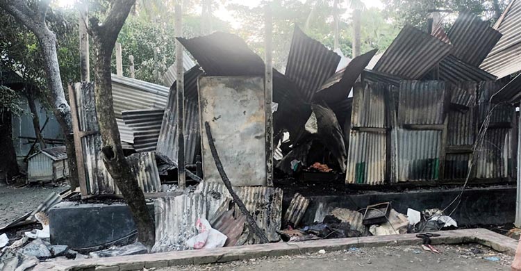 আসামিদের পুরুষশূন্য বাড়িতে হামলা-লুটপাট-অগ্নিসংযোগ  