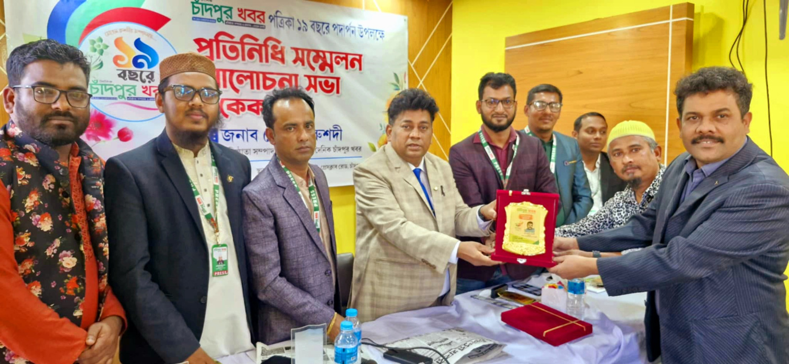 নানা আয়োজনে চাঁদপুর খবরের প্রতিষ্ঠাবার্ষিকী পালিত