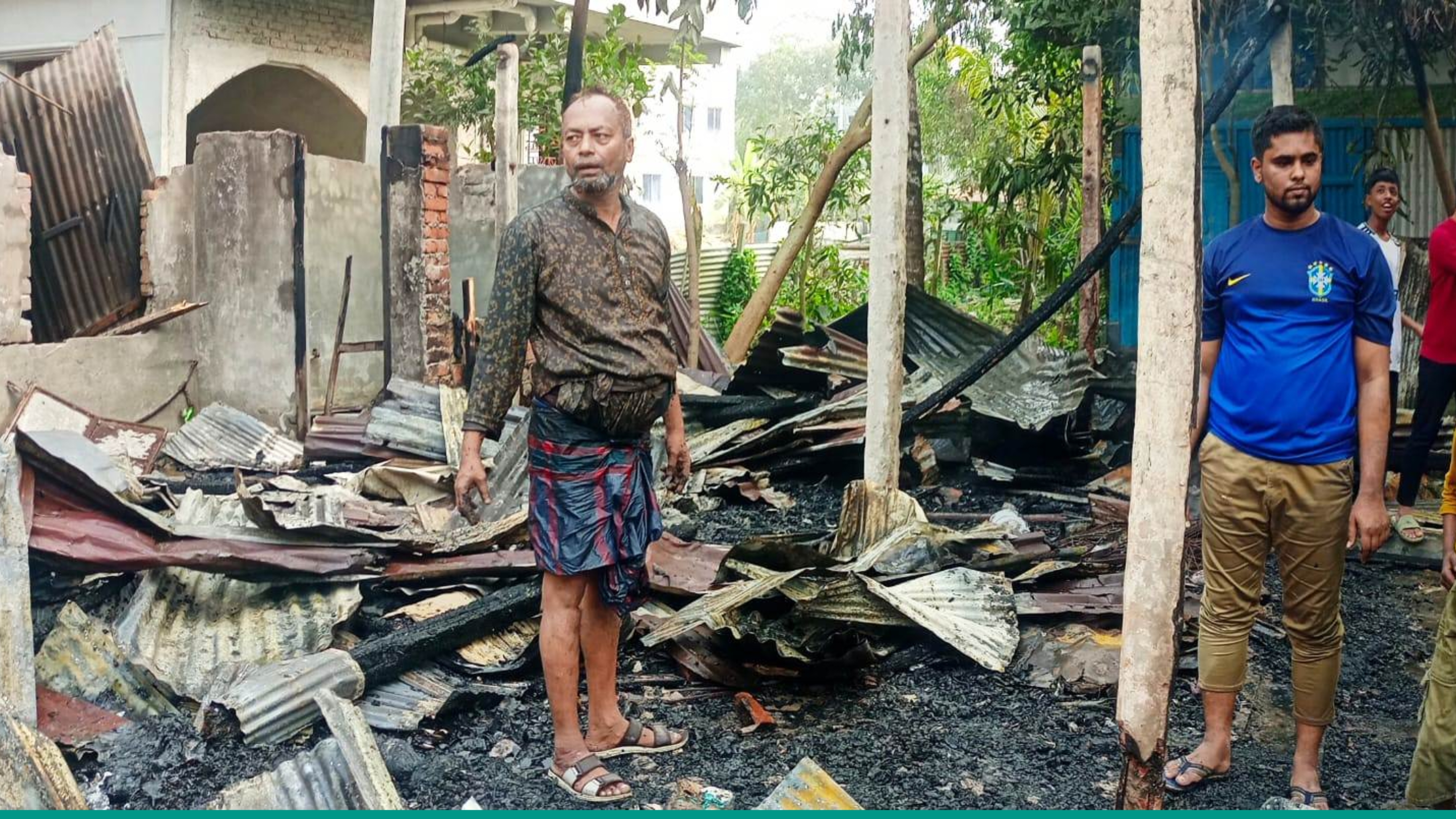 কচুয়ায় অগ্নিকাণ্ডে দুটি ঘর পুড়ে  ক্ষয়ক্ষতি কোটি টাকার