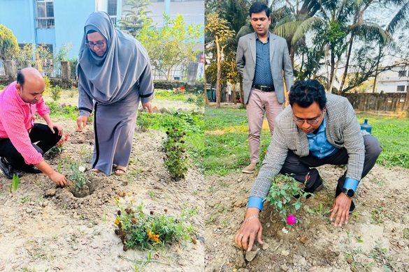 জেলা ও দায়রা জজ আদালতে  সৌন্দর্যবর্ধনে....