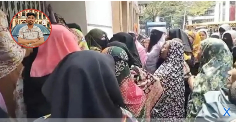 থানায় নারীদের বিক্ষোভ, হাতাহাতি!