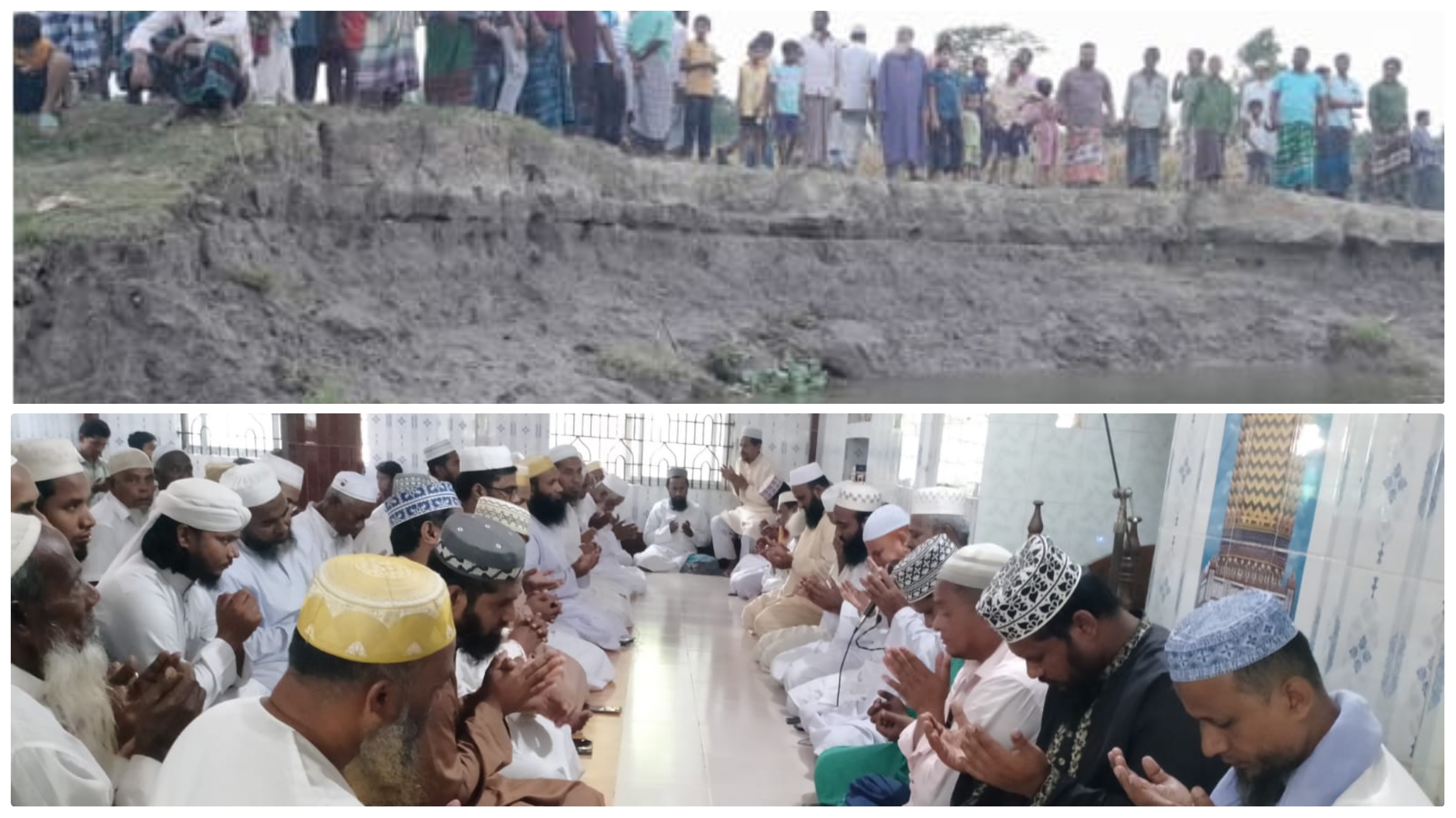 বিষ্ণুপুরে নদীভাঙ্গন ও দুর্যোগ থেকে মুক্তি পেতে খতমে ইউনুসের আমল