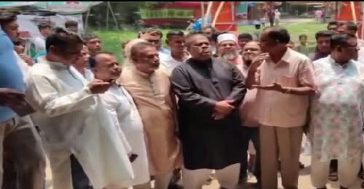 ঐক্যের সুর শ্রীনগরে: বাসুদেব মন্দিরে মীর সরফত আলী সপু, উন্নয়নের প্রতিশ্রুতি