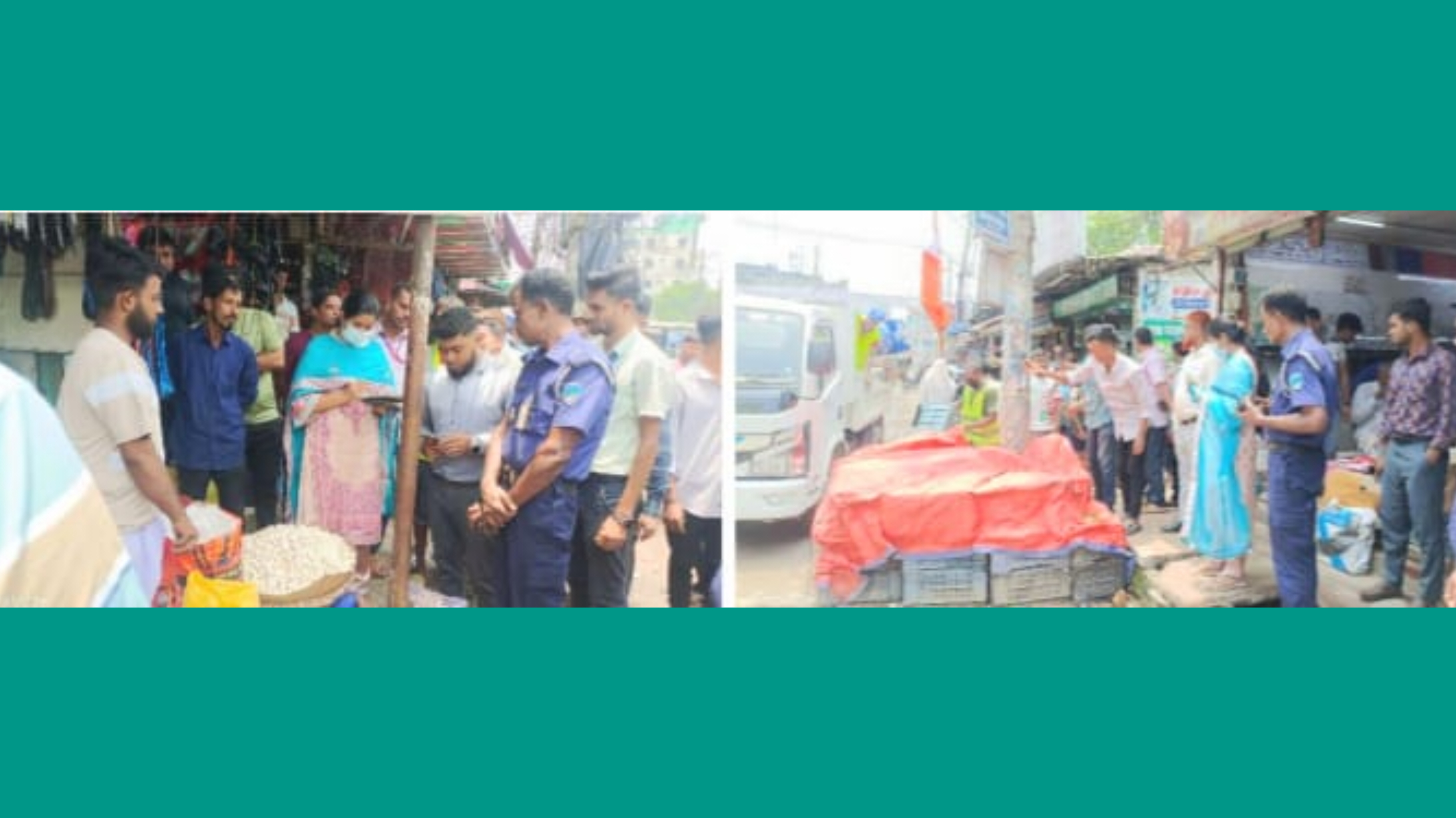হাজীগঞ্জে যৌথবাহিনীর অভিযানে ফুটপাতের দোকান উচ্ছেদ, ভ্যানগাড়ি জব্দ।। জরিমানা আদায়