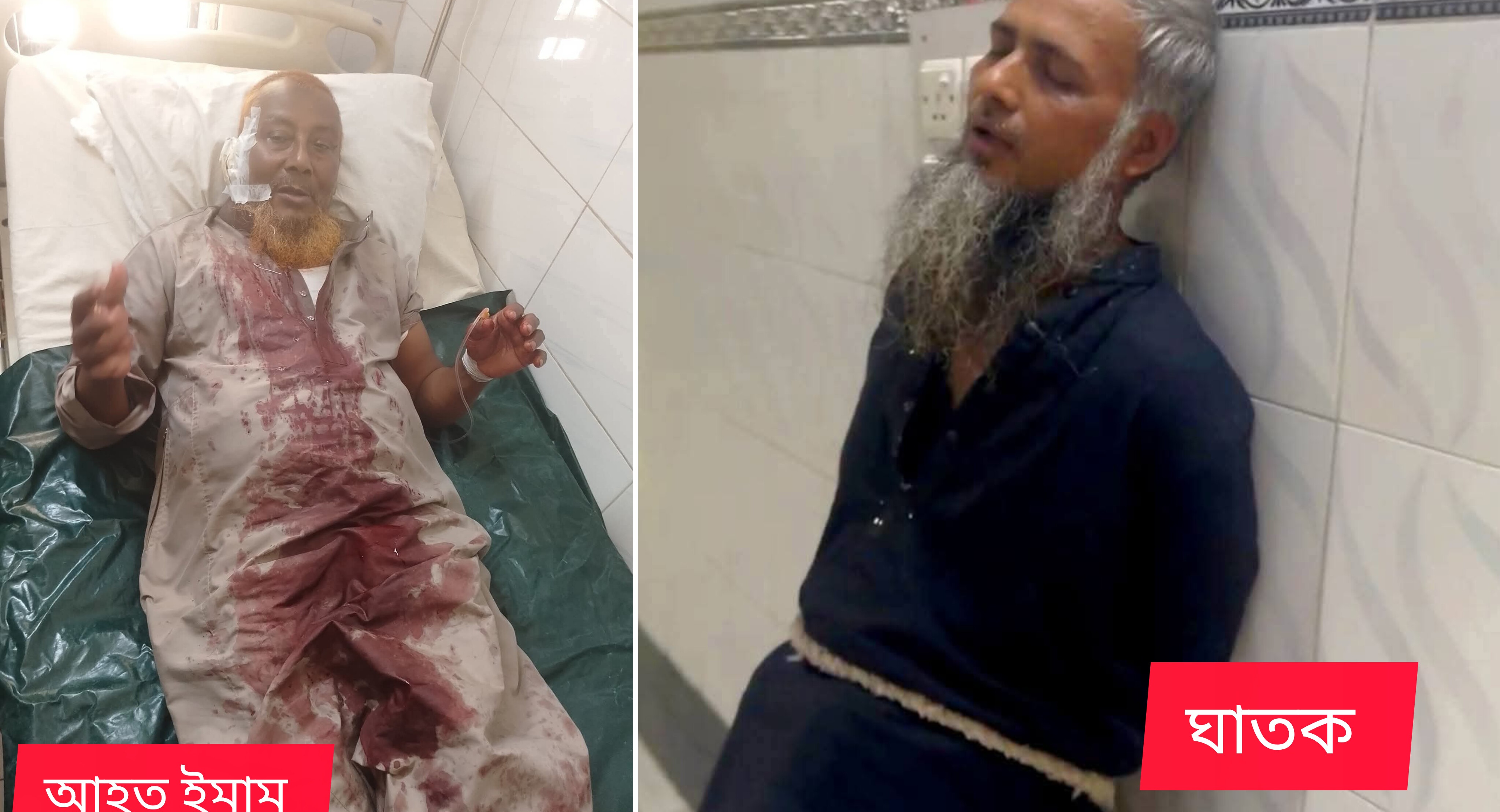 মসজিদের খতিবকে চাপাতি দিয়ে কুপিয়ে হত্যার চেষ্টা, হামলাকারী আটক