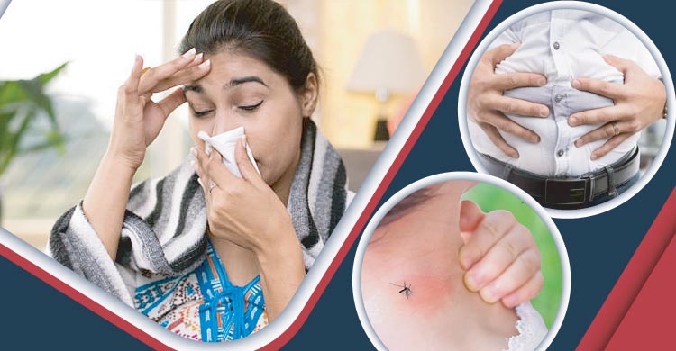 বর্ষায় রোগব্যাধি ও সাবধানতা