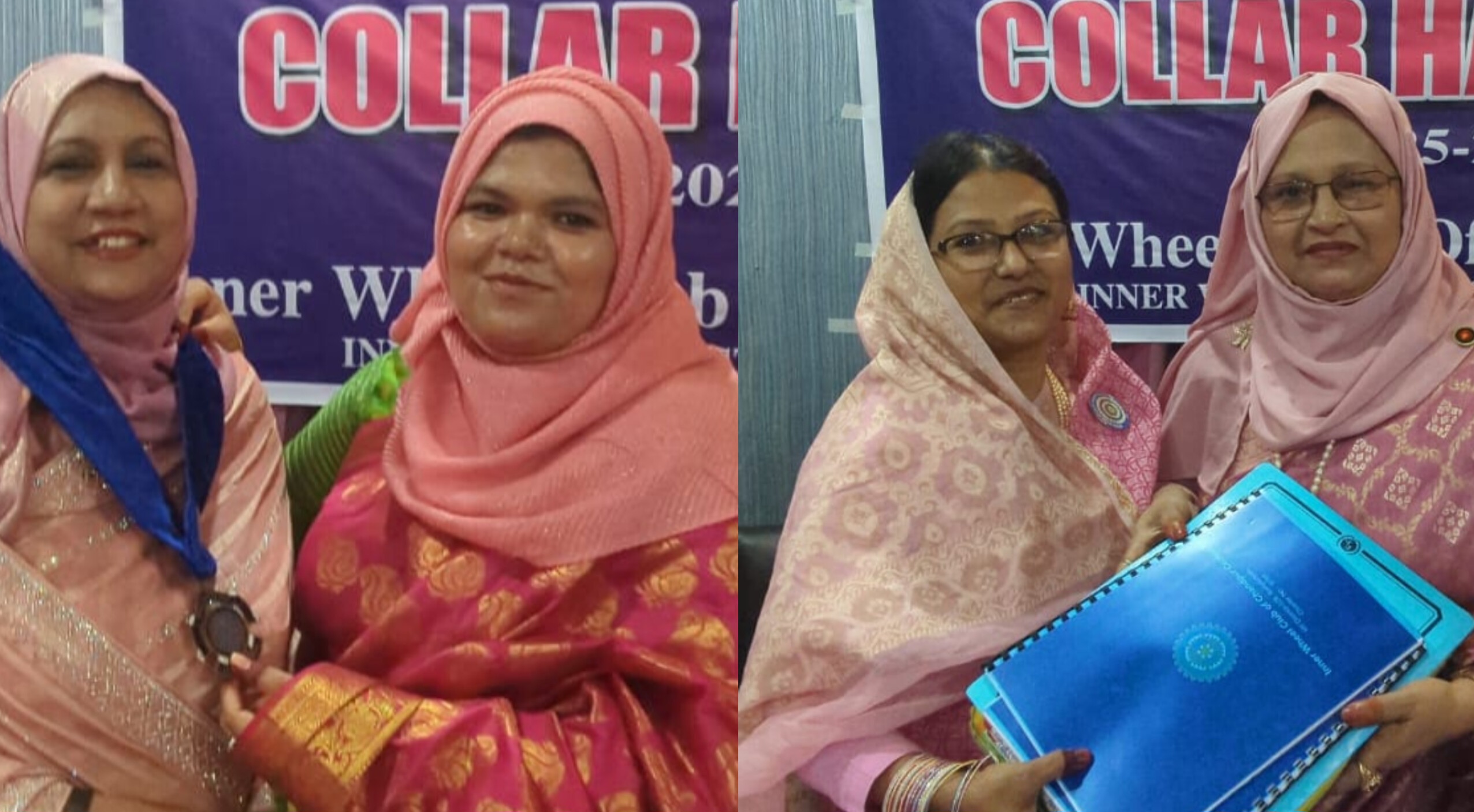 চাঁদপুর সেন্ট্রাল ইনার হুইল ক্লাবের কলার হ্যান্ডওভার সম্পন্ন