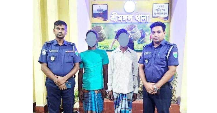 শ্রীমঙ্গলে সাজা ও ওয়ারেন্টভুক্ত ২ আসামি গ্রেপ্তার