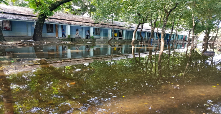 জলমগ্ন চাঁদপুর সিজিএম আদালত প্রাঙ্গণ