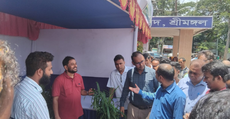 শ্রীমঙ্গলে ৩ দিনব্যাপী কৃষি ও প্রযুক্তি মেলার উদ্বোধন