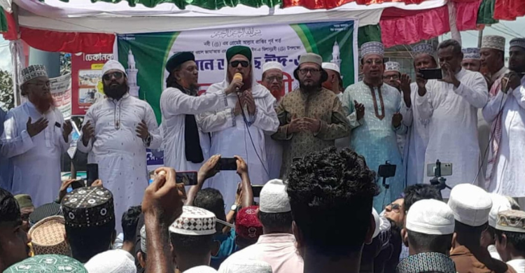 হাজীগঞ্জে ইমামে রাব্বানী দরবার শরীফের জশনে জুলুছ