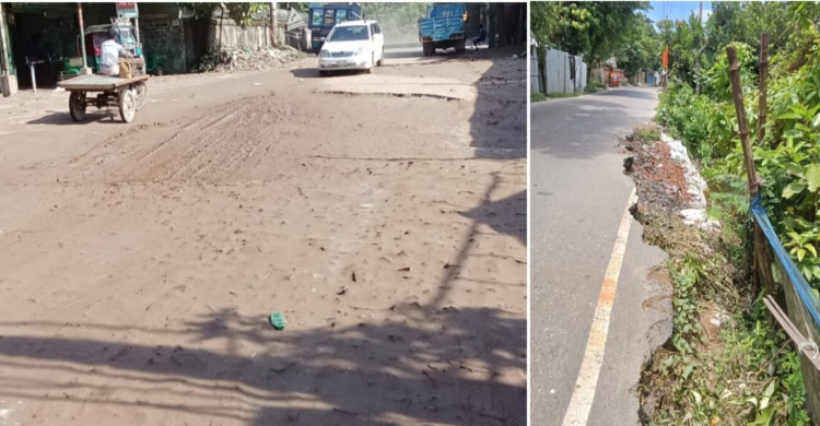 দেড় শতাধিক বাঁক : চরম জনদুর্ভোগ