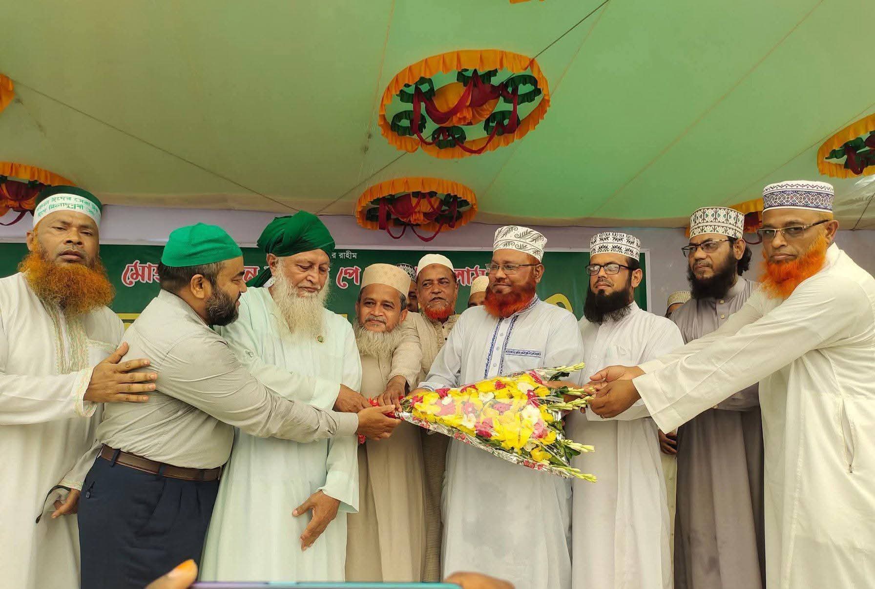 আহলে সুন্নাত ওয়াল জামাআতের কেন্দ্রীয় যুগ্ম মহাসচিবকে সংবর্ধনা