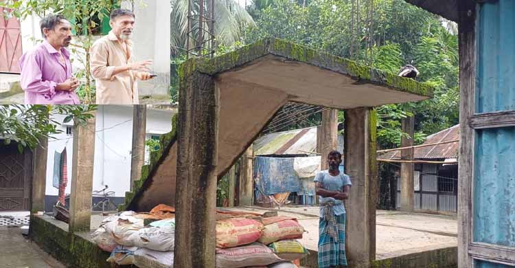 রায়পুরে বসতঘরের পাশে জমি কিনে বিপাকে প্রবাসী জাহাঙ্গীর, মারধরের হুমকি