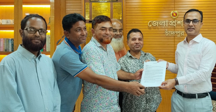 খাদ্য অধিকার আন্দোলন চাঁদপুর জেলা শাখার গণজমায়েত, লিফলেট বিতরণ, আলোচনাসভা ও স্মারকলিপি প্রদান