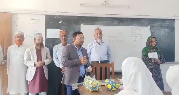 কচুয়া ইউএনও তিন প্রতিষ্ঠান পরিদর্শন, শিক্ষার মানোন্নয়নে জোর