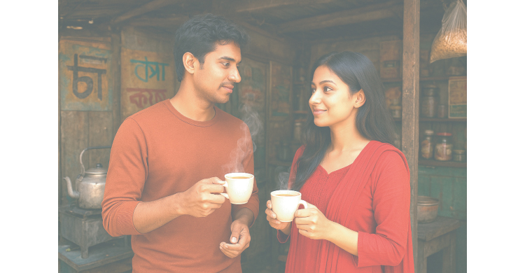 নীরব চায়ের উষ্ণতা