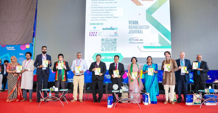 ড্যাফোডিল ইন্টারন্যাশনাল ইউনিভার্সিটিতে ৩য় TESOL BD–DIU আন্তর্জাতিক সম্মেলন ২০২৫ অনুষ্ঠিত