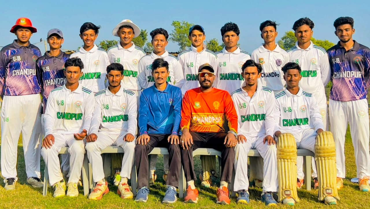 চট্টগ্রামে ইয়ং টাইগার্স জাতীয় অনূর্ধ্ব-১৮ ক্রিকেটের ফাইনালে চাঁদপুর