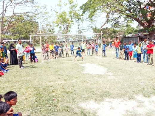 বাবুরহাটে খুদে ফুটবলারদের দাপট: বালক ও বালিকা উভয় বিভাগে চ্যাম্পিয়ন বাবুরহাট সপ্রাবি