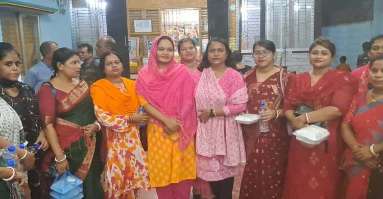 চাঁদপুর মহিলা ঐক্য পরিষদের সঙ্গে তানিয়া ইশতিয়াক খানের শুভেচ্ছা বিনিময়