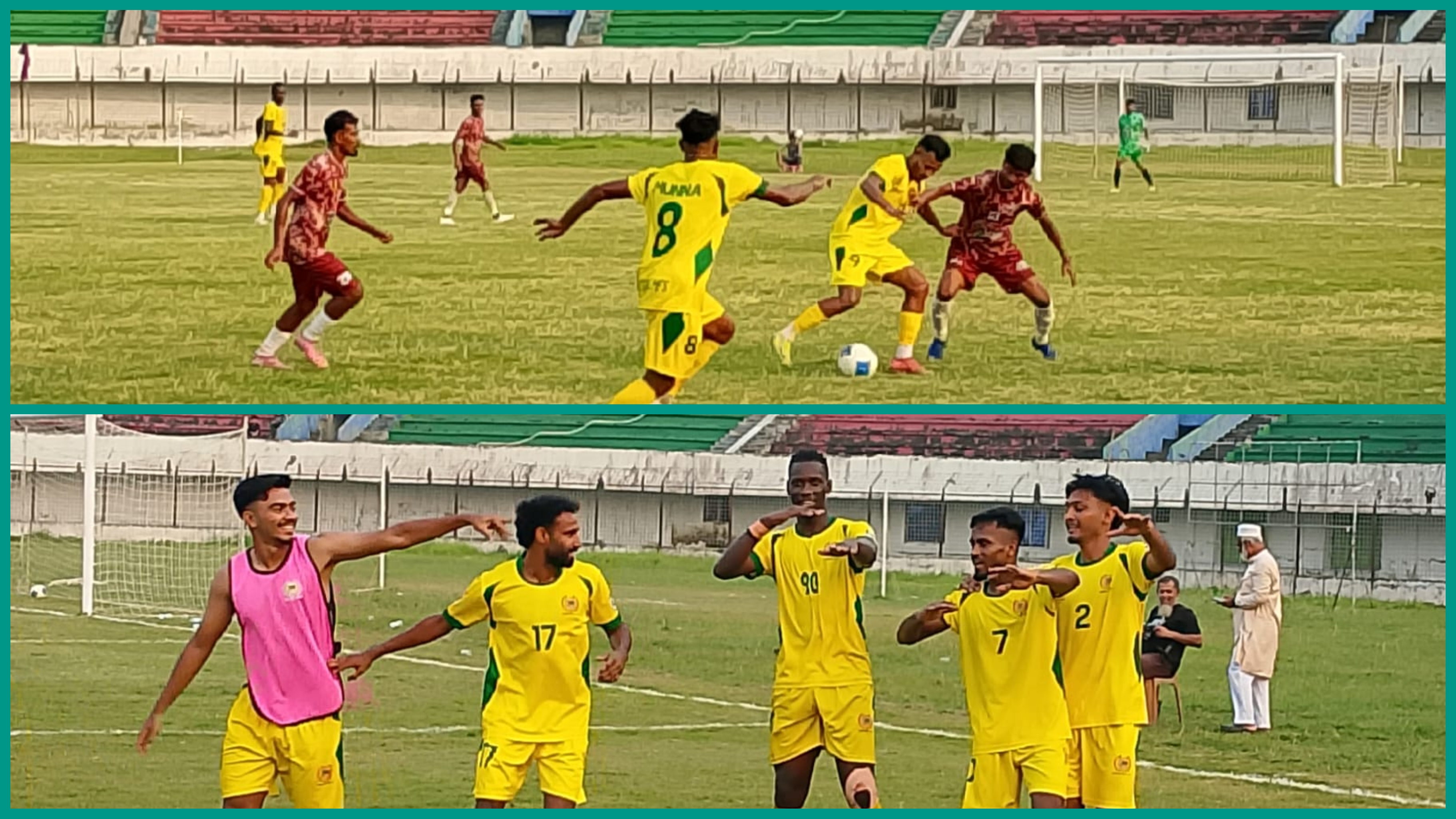 চাঁদপুর স্টেডিয়ামে ফকিরাপুলকে ৩-২ গোলে হারিয়ে রহমতগঞ্জের নাটকীয় জয়