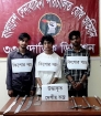 কিশোর গ্যাংয়ের তিন সদস্য দেশীয় অস্ত্রসহ আটক