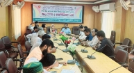 মেঘনা ও ধনাগোদা নদীর ভাঙ্গন প্রতিরোধে তীর রক্ষা প্রকল্প প্রণয়নে  মতবিনিময় সভা