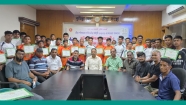 কুমিল্লায় অনূর্ধ্ব-১৫ বালক ফুটবল প্রশিক্ষণ ও সনদপত্র প্রদান
