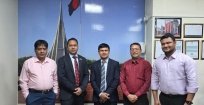 জেদ্দা মিশন কর্মকর্তাদের রিয়াদ প্রবাসী সেবা কেন্দ্র অফিস পরিদর্শন