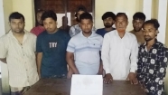 ফরিদগঞ্জে ৯ জুয়াড়ি আটক