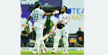 গলে মুশফিককে অনুসরণ নাজমুল শান্তর