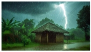 টানা বজ্র সহবৃষ্টির আভাস