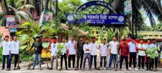 ফরিদগঞ্জ সরকারি কলেজে ফল ও ঔষধি গাছ রোপণ করলো ছাত্রদল