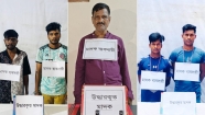 যৌথ বাহিনীর অভিযানে ৫ মাদক কারবারি গ্রেপ্তার