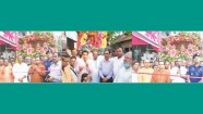 রথযাত্রায় উৎসবমুখর চাঁদপুর শহর