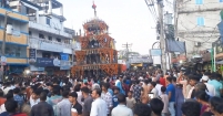 সাচারের রথযাত্রায় লাখো সনাতনীর ঢল