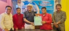 শিল্পপতি ড. কামরুজ্জামান কায়সারসহ গলফ গ্রুপ টিমের চাঁদপুর সফর