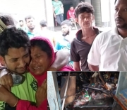 শাহরাস্তি সাহেব বাজারে  ৪টি দোকানে আগুন লেগে ১৫ লাখ টাকার ক্ষয়ক্ষতি