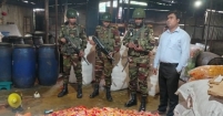 ক্ষতিকর রং ও রাসায়নিক ব্যবহারের দায়ে চিপস কারখানাকে  ৫০ হাজার টাকা জরিমানা