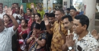 চাঁদপুর কালীবাড়ি মন্দির কর্তৃপক্ষের প্রার্থনা সভা