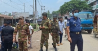 হাজীগঞ্জে ১৪৭ গাড়ি চেক করেছে যৌথবাহিনী