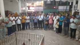 শ্রী শ্রী কালিবাড়ি মন্দির এডহক কমিটির শোকসভা