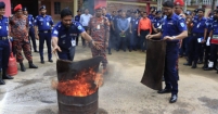 মৌলভীবাজারে অগ্নি-নির্বাপণ কর্মশালা ও মহড়া