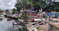 নোয়াখালীতে শতাধিক অবৈধ স্থাপনা উচ্ছেদ