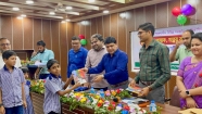 রায়পুরে শিক্ষার্থীদের মাঝে বইসহ উপকরণ ও প্রতিবন্ধীদের হুইল চেয়ার বিতরণ
